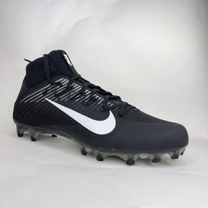 Nike Mens Vapor Untouchable 2 Black White Football Cleats Size 16 924113 001